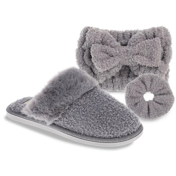 HONEYDEW INTIMATES WOMENS GREY SCUFF SLIPPERS SIZE M(7-8) - Picture 10 of 10